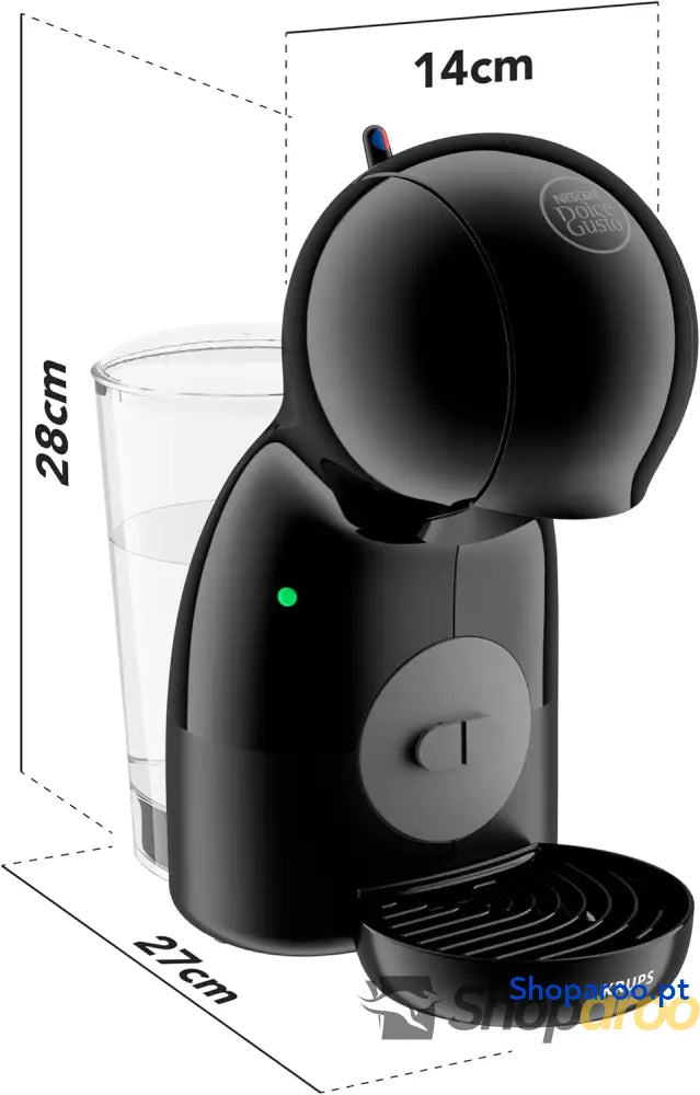 Krups Nescafé Dolce Gusto Piccolo XS KP1A3BCAS Máquina de café em cápsulas 15 bar capacidade 0,8 L aquecimento 40 s