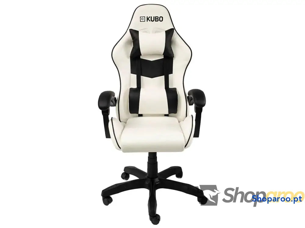 KUBO Cadeira Gamer ergonômica encosto de cabeça Elevação gás nível 4 Máximo conforto Cor: Azul Peso máximo até 130 kg