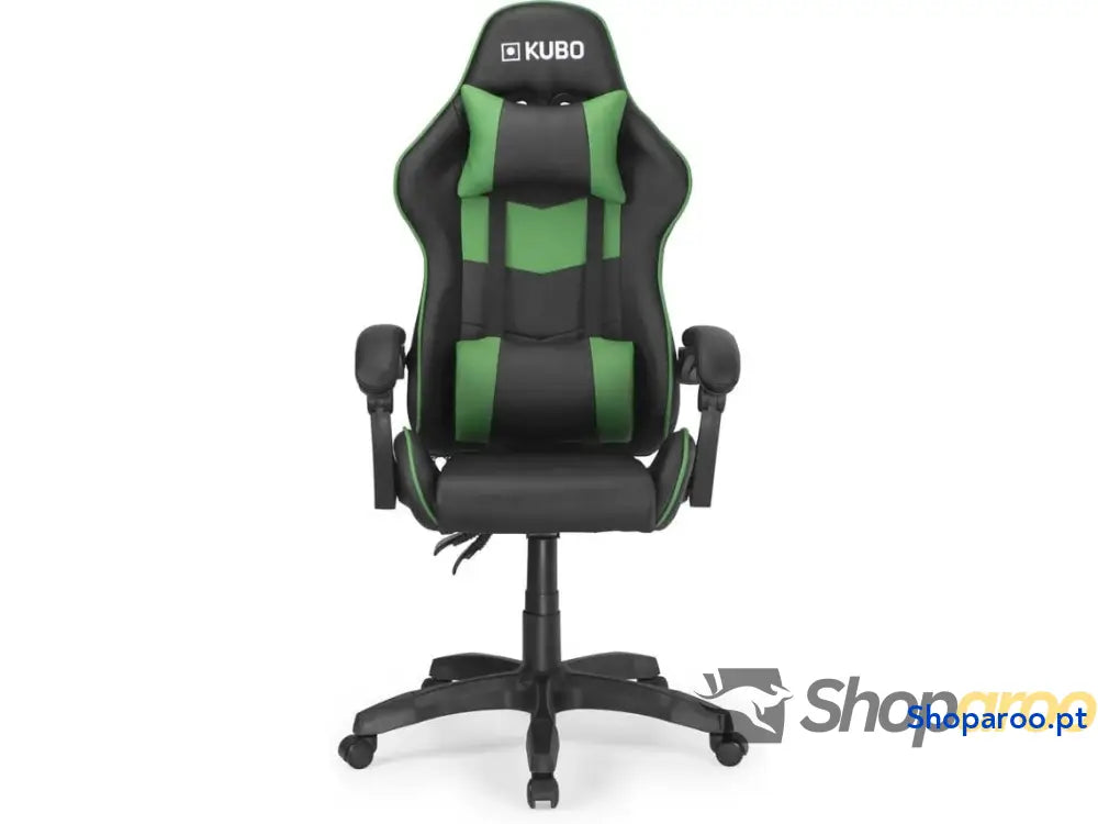 KUBO Cadeira Gamer ergonômica encosto de cabeça Elevação gás nível 4 Máximo conforto Cor: Azul Peso máximo até 130 kg