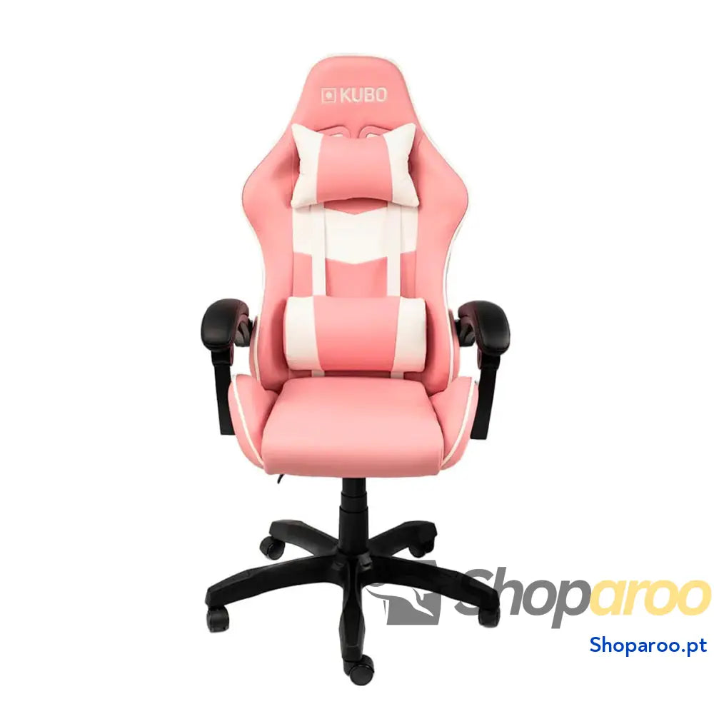 KUBO Cadeira Gamer ergonômica encosto de cabeça Elevação gás nível 4 Máximo conforto Cor: Azul Peso máximo até 130 kg