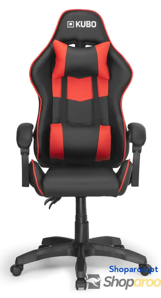 KUBO Cadeira Gamer ergonômica encosto de cabeça Elevação gás nível 4 Máximo conforto Cor: Azul Peso máximo até 130 kg