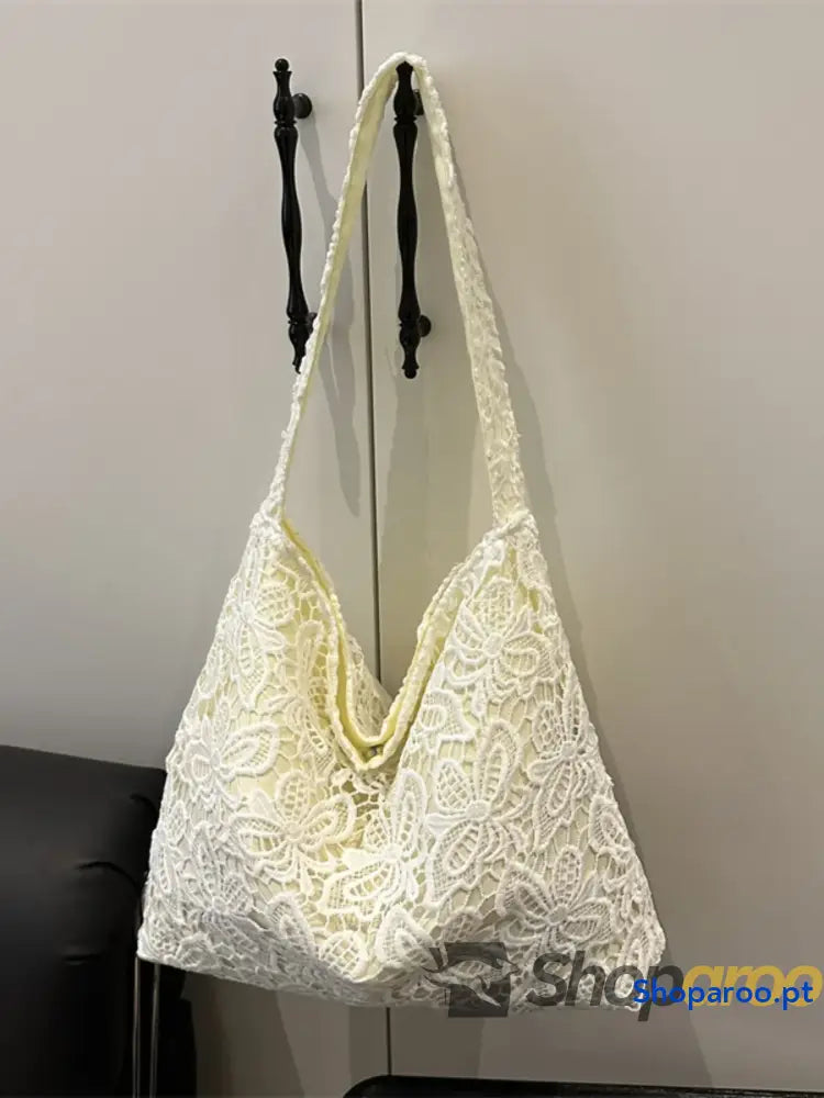 Lace Pattern Shoulder Bag