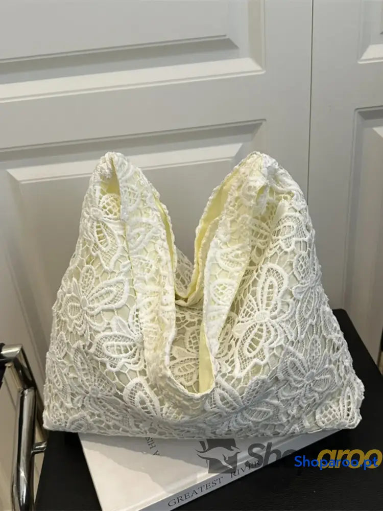 Lace Pattern Shoulder Bag