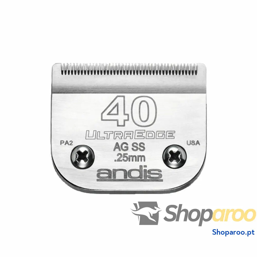 Lâmina sobresselente para máquina de barbear Andis S-40 Cão 0,25 mm