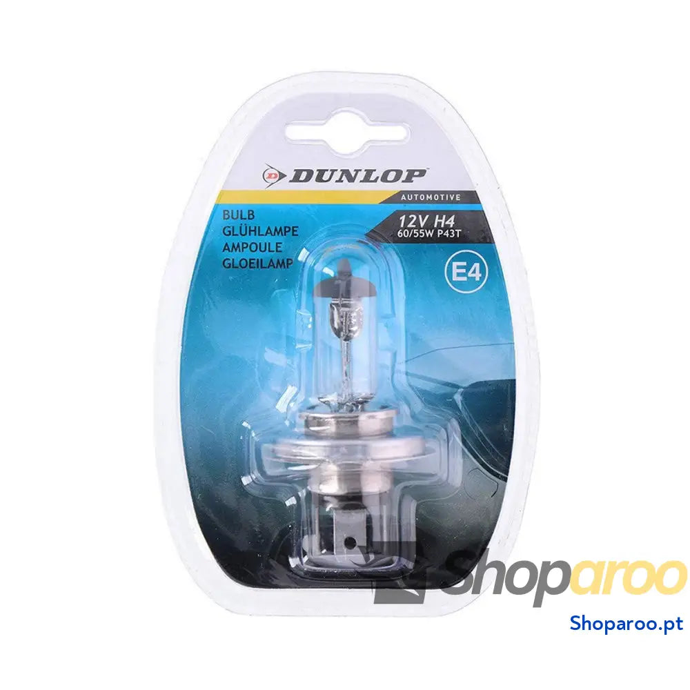 Lâmpada incandescente H4 E4 Dunlop