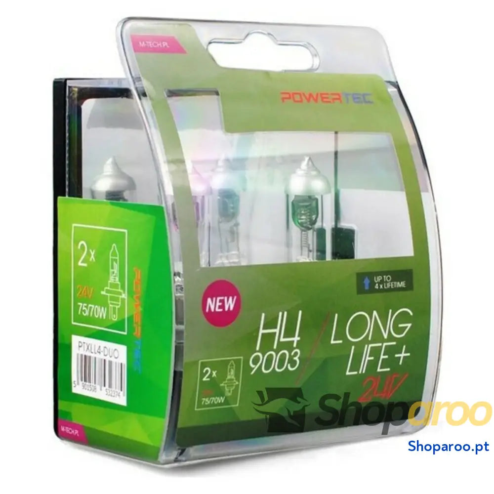 Lâmpada incandescente M-Tech MTECPTXLL4-DUO H4 Longa duração