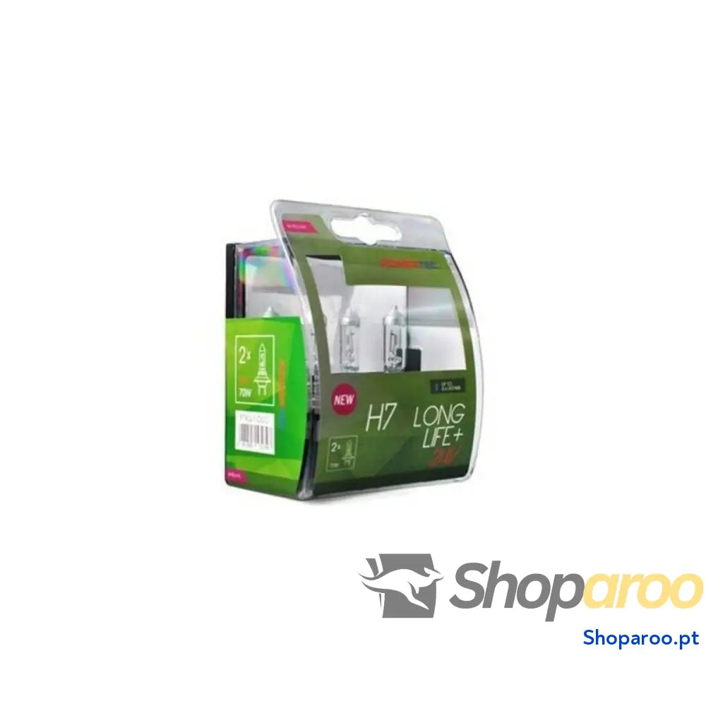 Lâmpada incandescente M-Tech MTECPTXLL7-DUO Longa duração H7