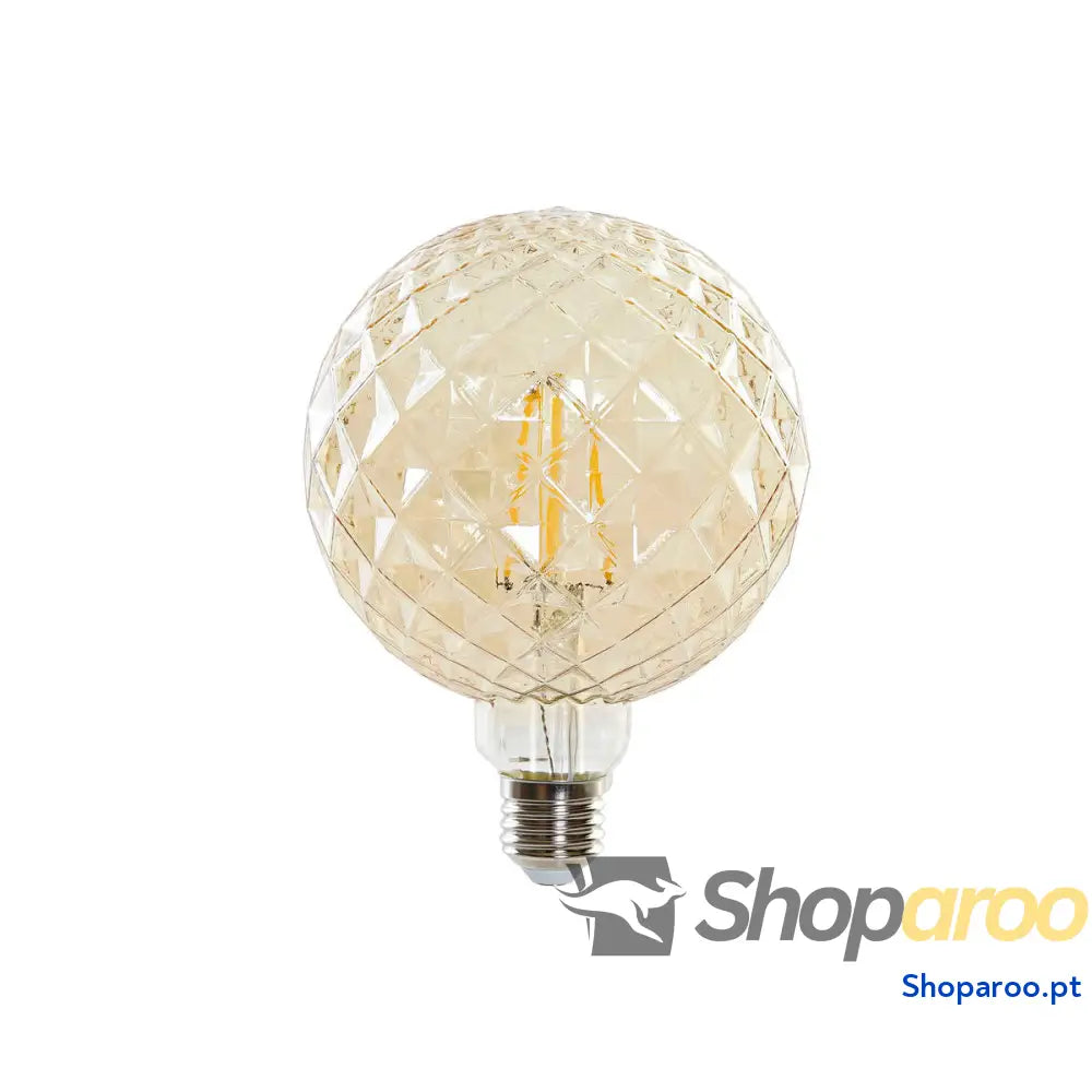 Lâmpada LED DKD Home Decor Âmbar 4 W E27 450 lm 12 x 12 x 16,5 cm