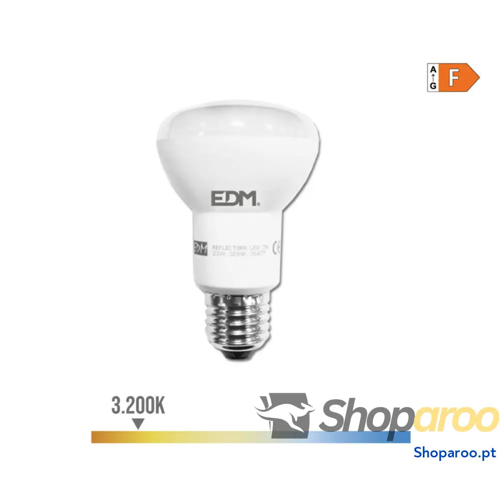 Lâmpada LED EDM 35477 F 7 W 48 W 37 W E27 600 lm 470 lm Ø 6,3 x 10 cm Refletora (3200 K)