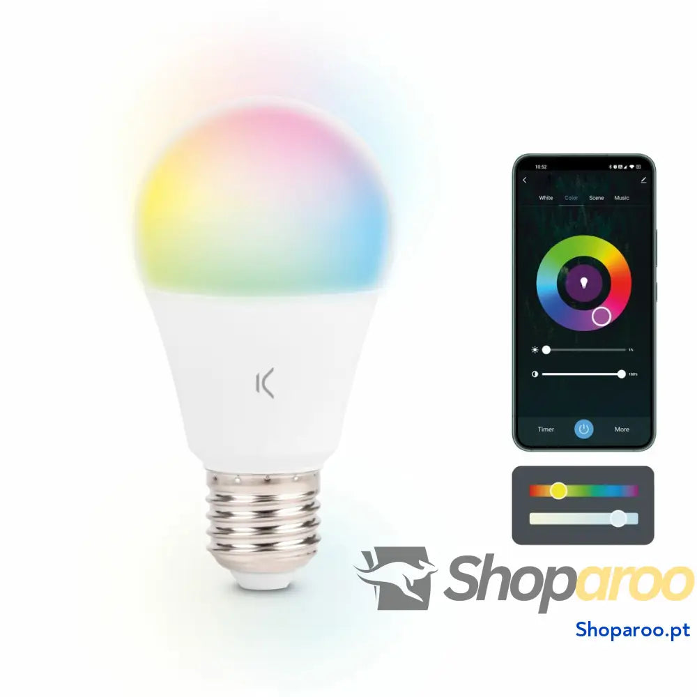 Lâmpada LED KSIX E27 9W F