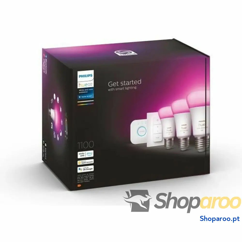 Lâmpada LED Philips Kit de inicio E27 Branco F 9 W E27 806 lm (6500 K)