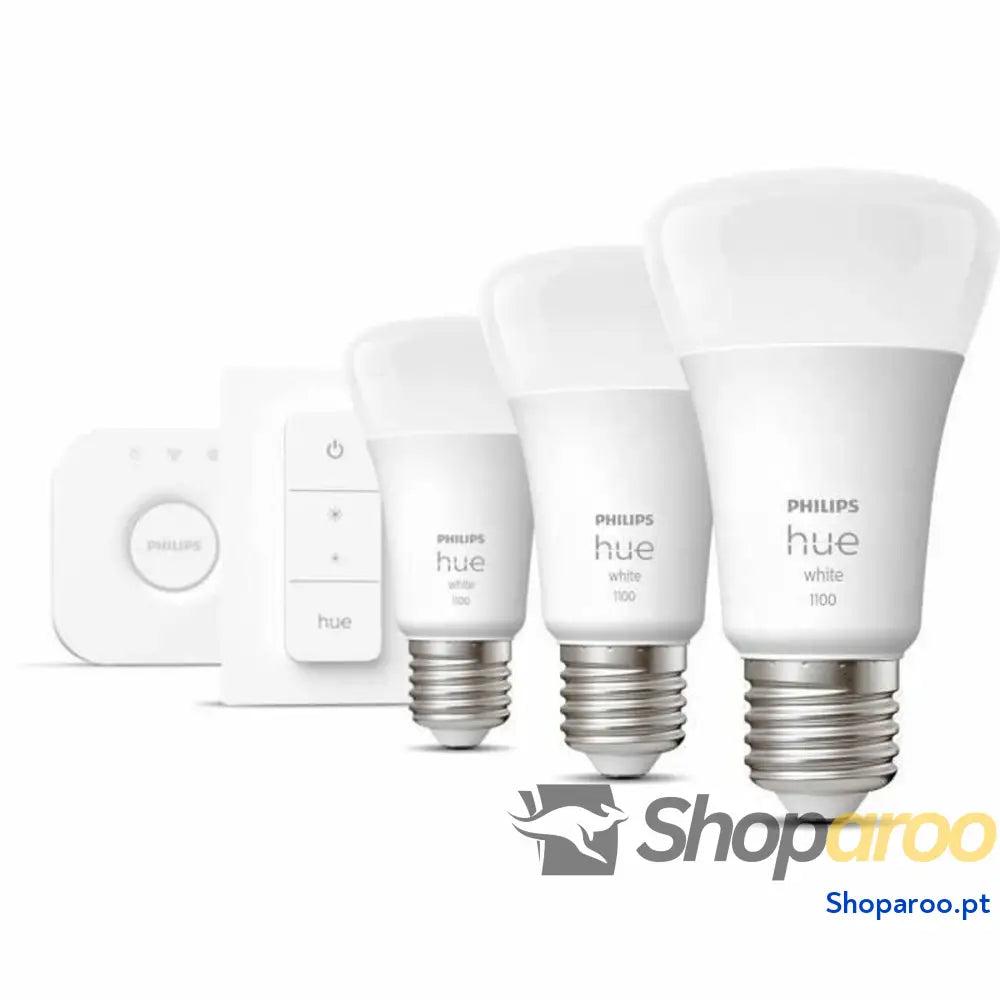 Lâmpada LED Philips Starter Kit E27 9,5 W Branco F (3 Unidades)
