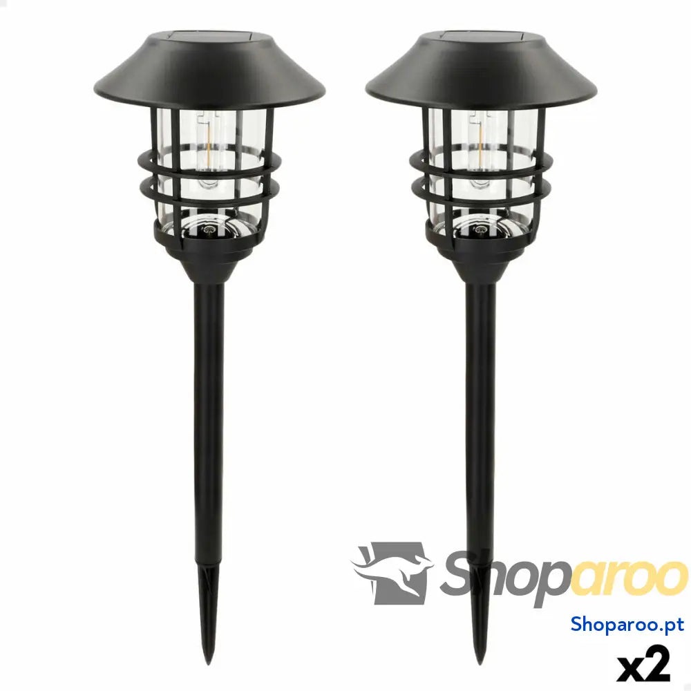 Lâmpada solar Aktive 17 x 58 x 17 cm (2 Unidades)