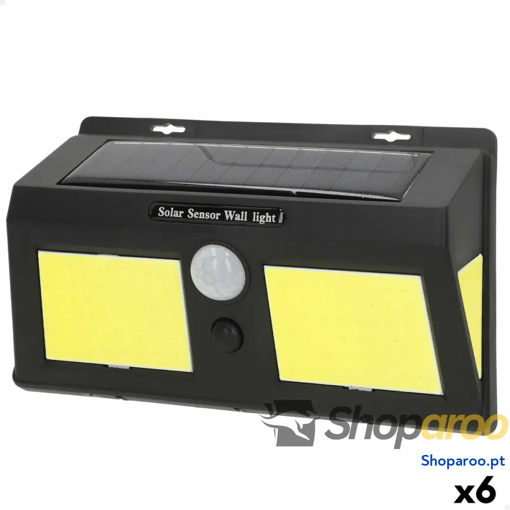 Lâmpada solar Aktive 19 x 12 x 4,5 cm (6 Unidades)