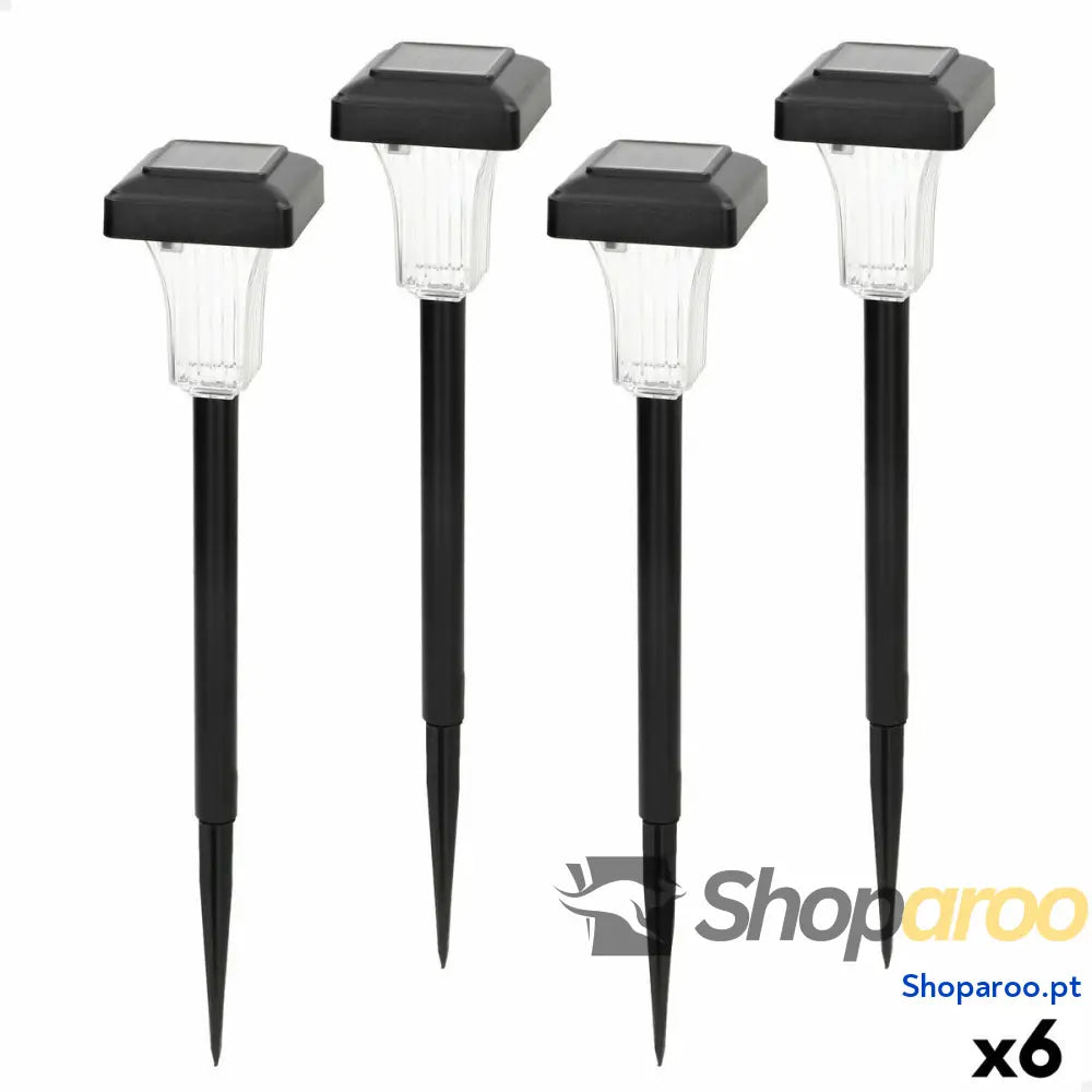 Lâmpada solar Aktive 6 x 33 x 6 cm (6 Unidades)