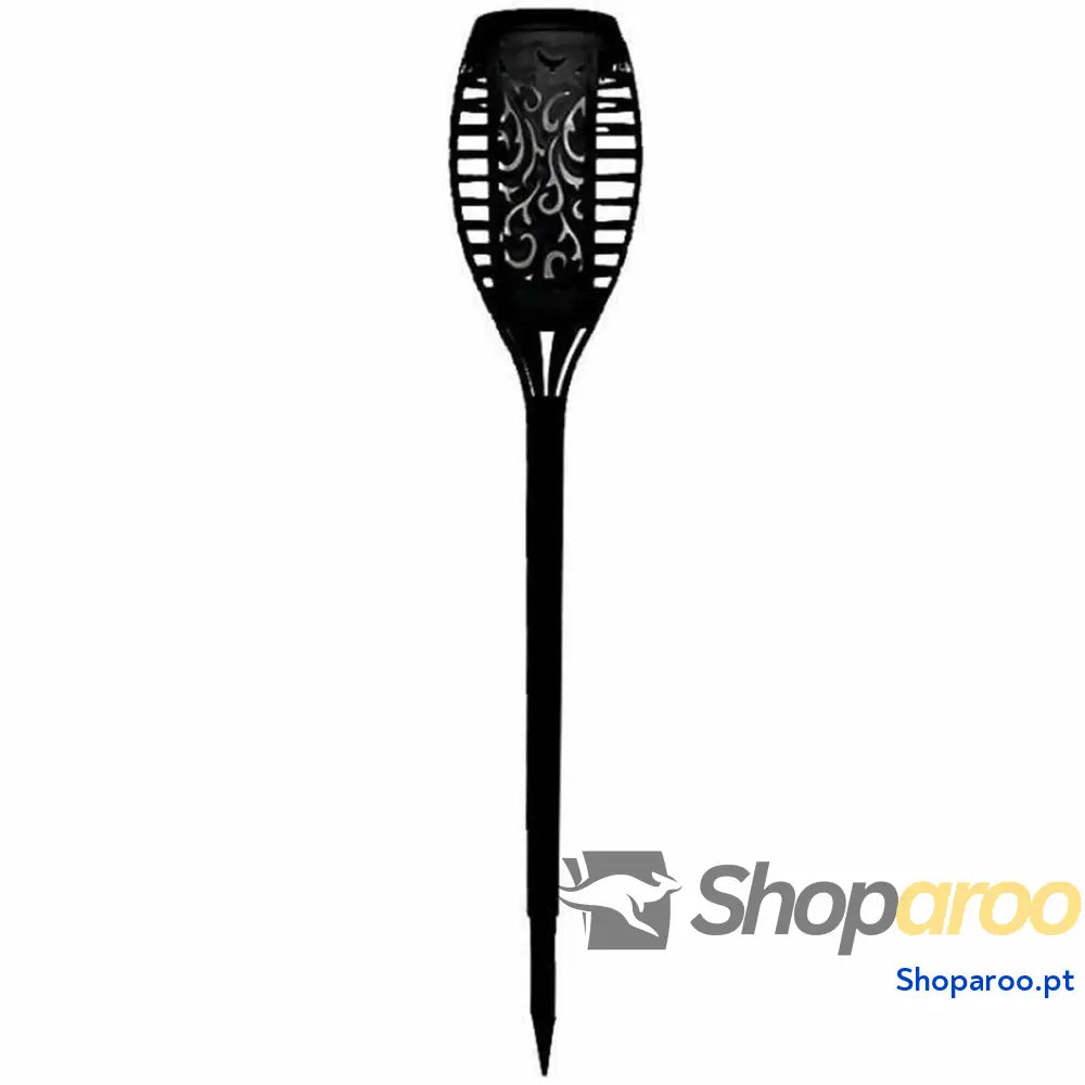 Lâmpada solar Galix Resina Preto Ø 7,3 x 47 cm