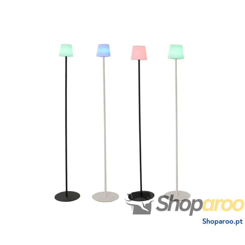 Lâmpada solar Home ESPRIT Preto 25 x 25 x 140 cm