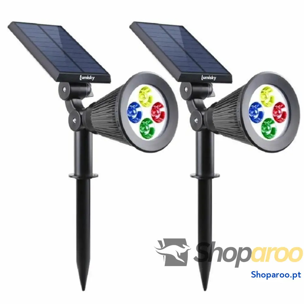 Lâmpada solar Lumisky Preto rouge 200 Lm (2 Peças) (2 Unidades)