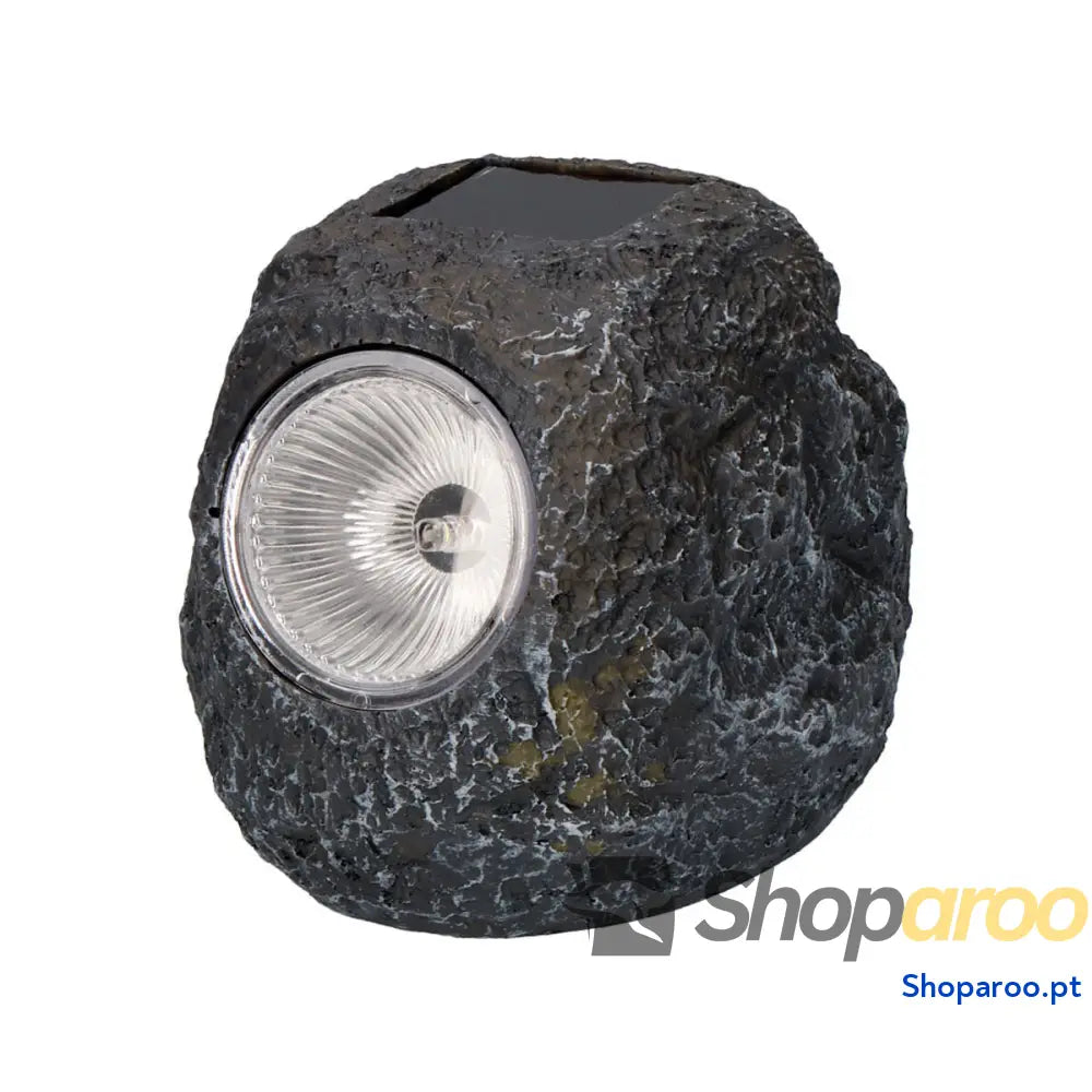 Lâmpada solar Pedra 15 cm Polipropileno