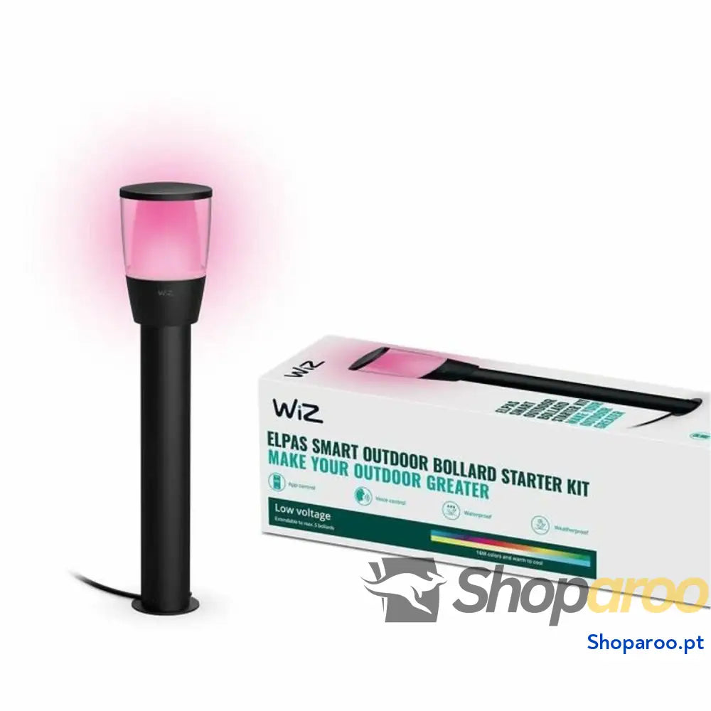 Lâmpada solar Wiz Elpas Preto 400 lm