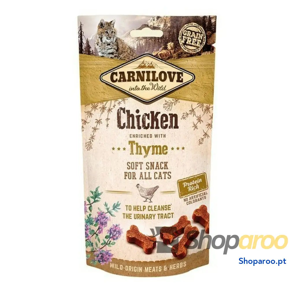 Lanche para Gato Carnilove Chicken & Thyme Frango 50 g