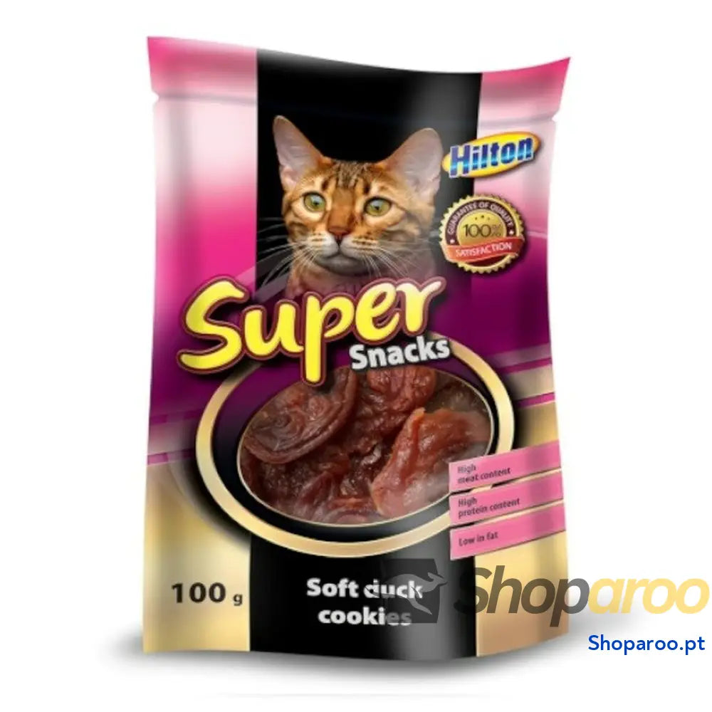 Lanche para Gato Hilton Soft duck cookies 100 g