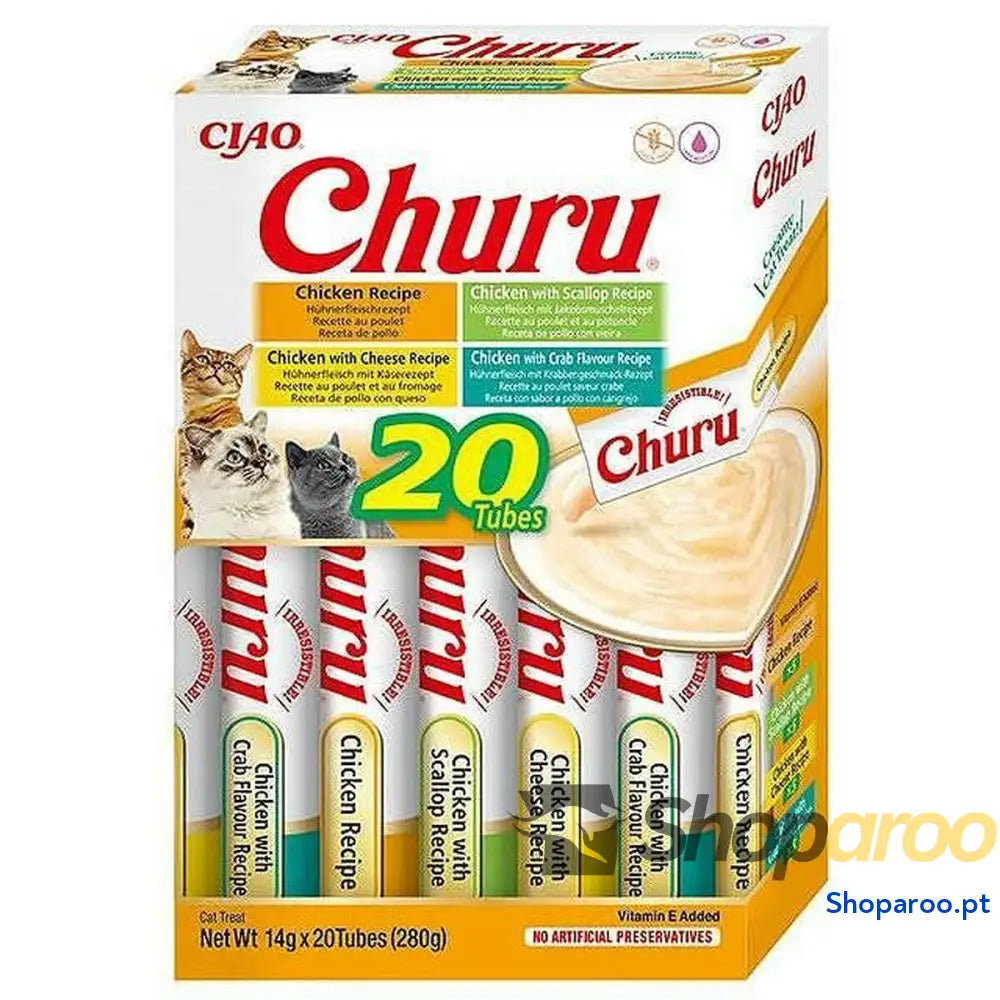 Lanche para Gato Inaba Churu Frango