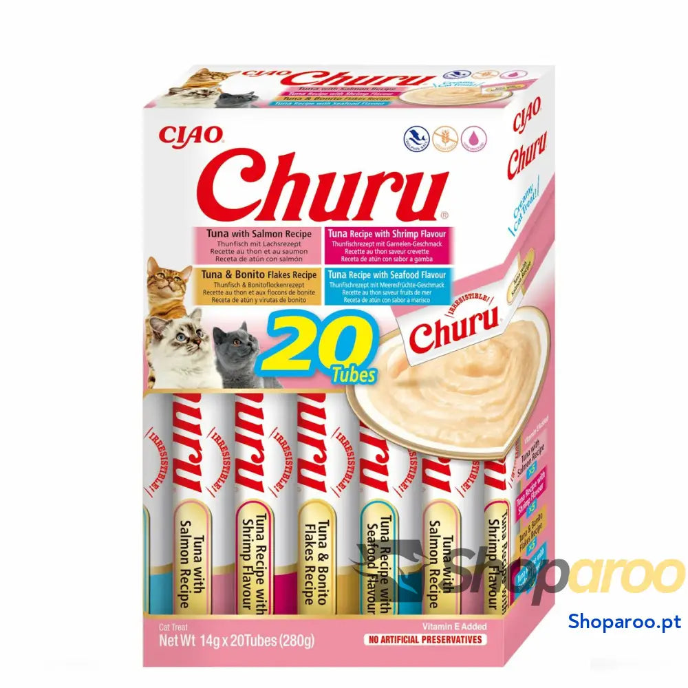 Lanche para Gato Inaba Churu Peixe