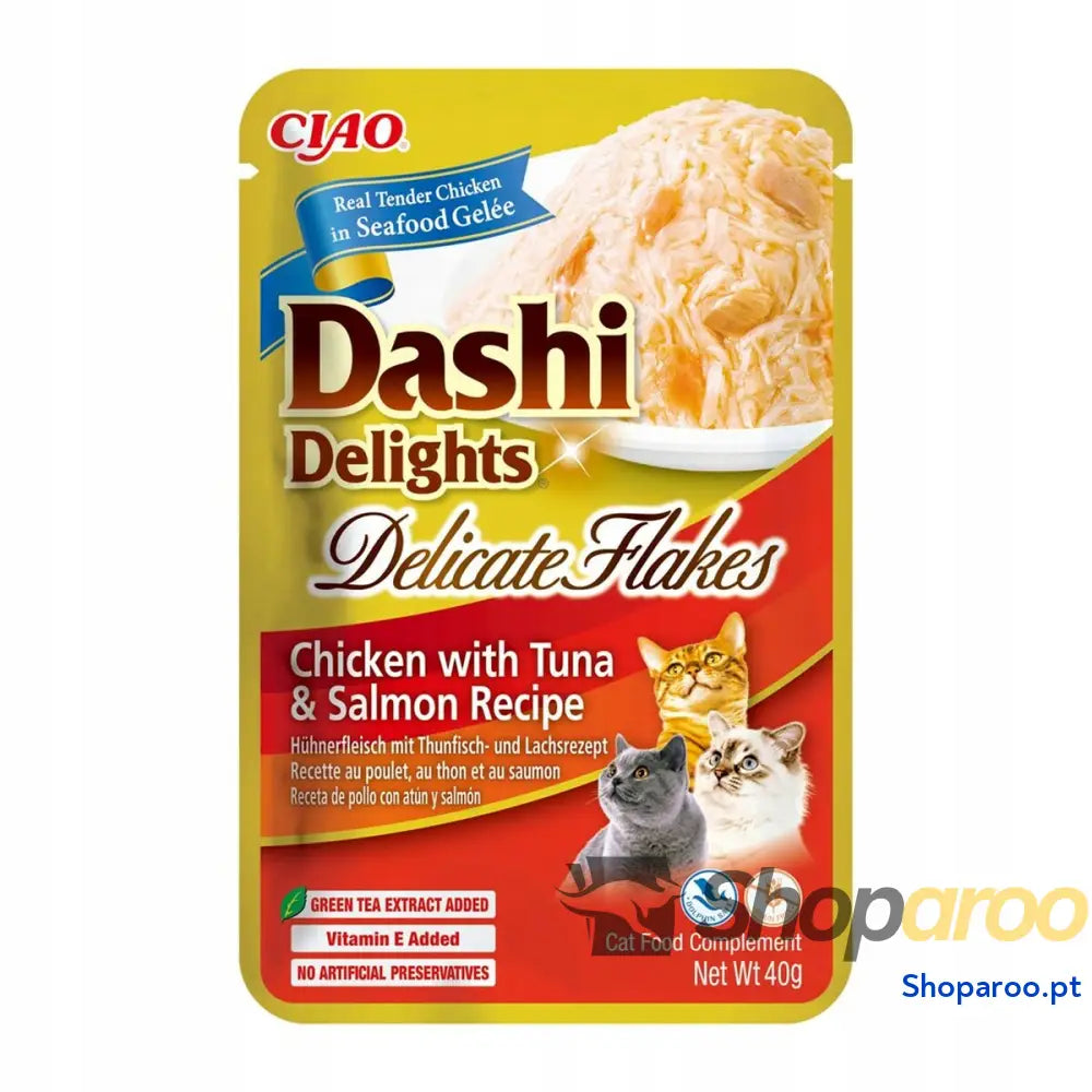 Lanche para Gato Inaba Dashi Delights Frango 40 g