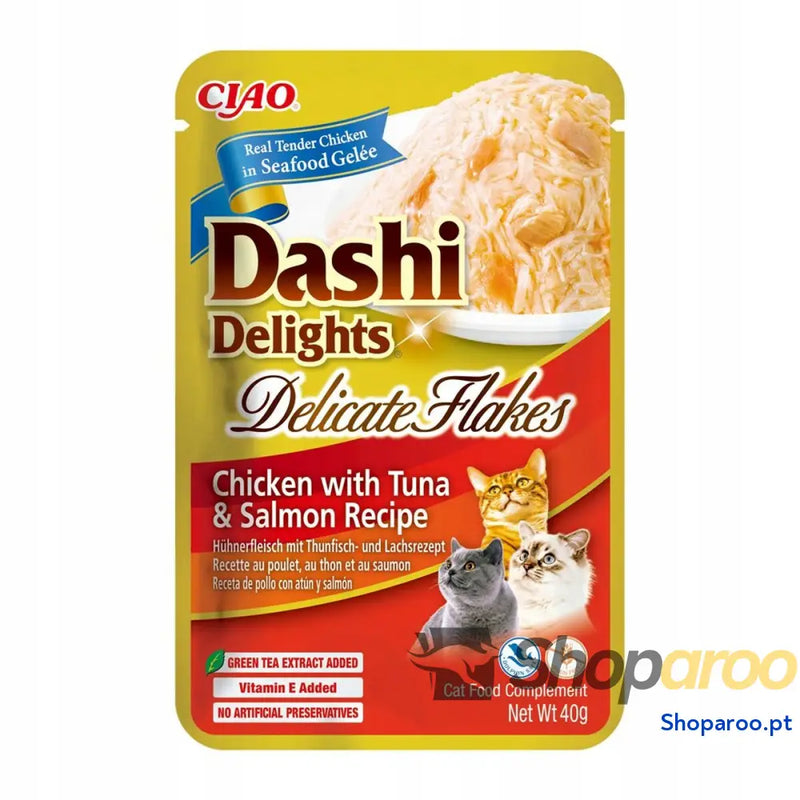 Lanche para Gato Inaba Dashi Delights Frango 40 g