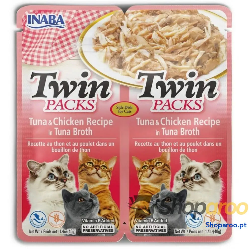Lanche para Gato Inaba Twin Peixe