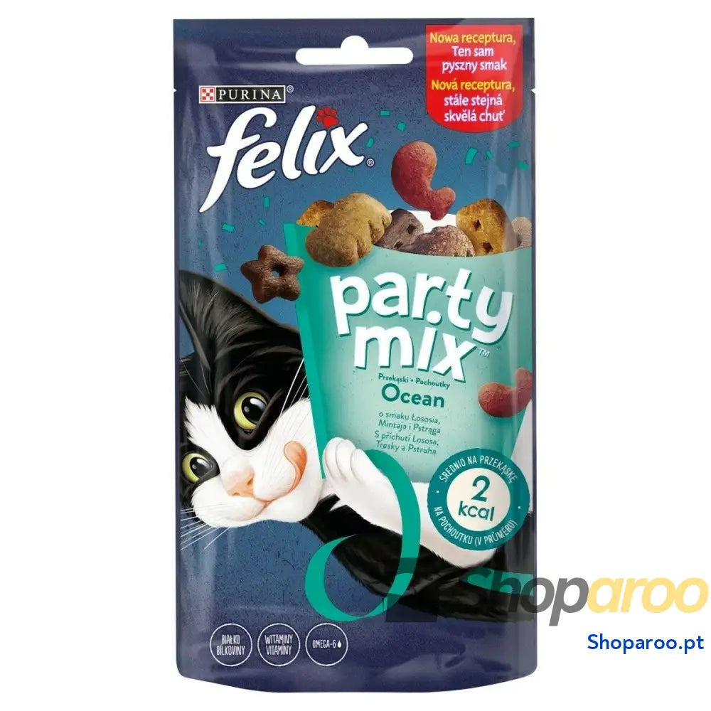 Lanche para Gato Purina Party Mix Ocean Mix 60 L 60 g