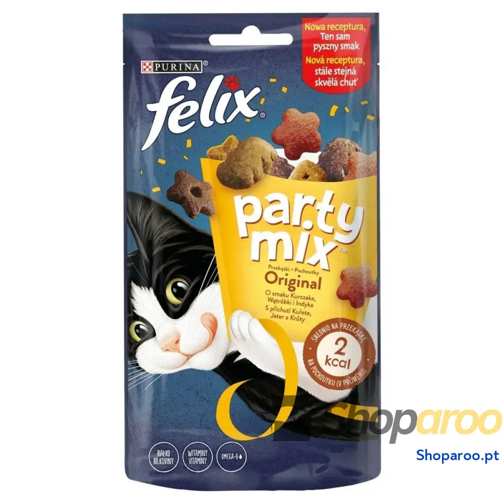 Lanche para Gato Purina Party Mix Original 60 L 60 g