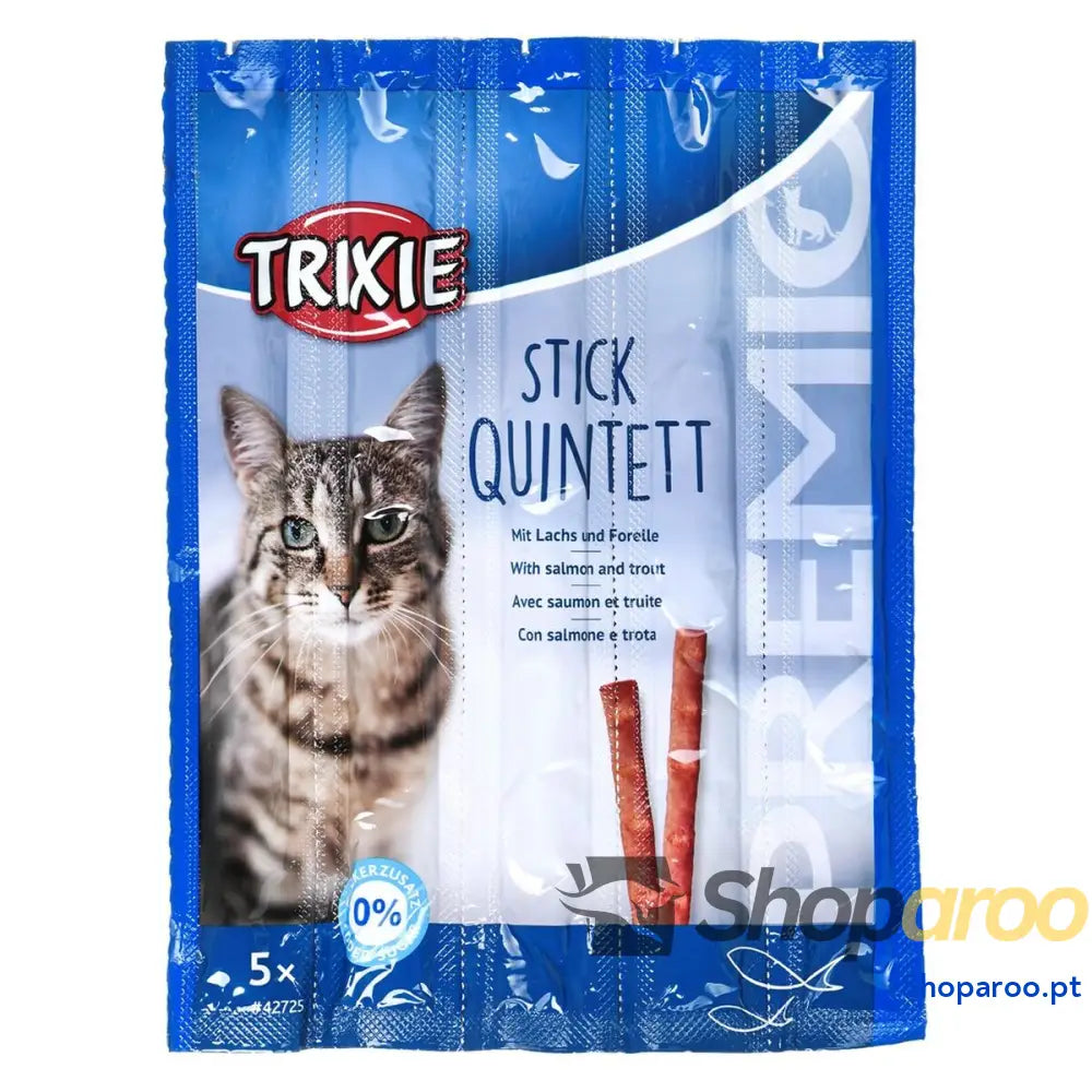 Lanche para Gato Trixie TX-42725 5 x 5 g Salmão 25 g