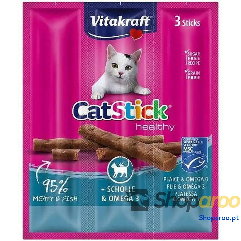 Lanche para Gato Vitakraft CatStick Mini Peixe