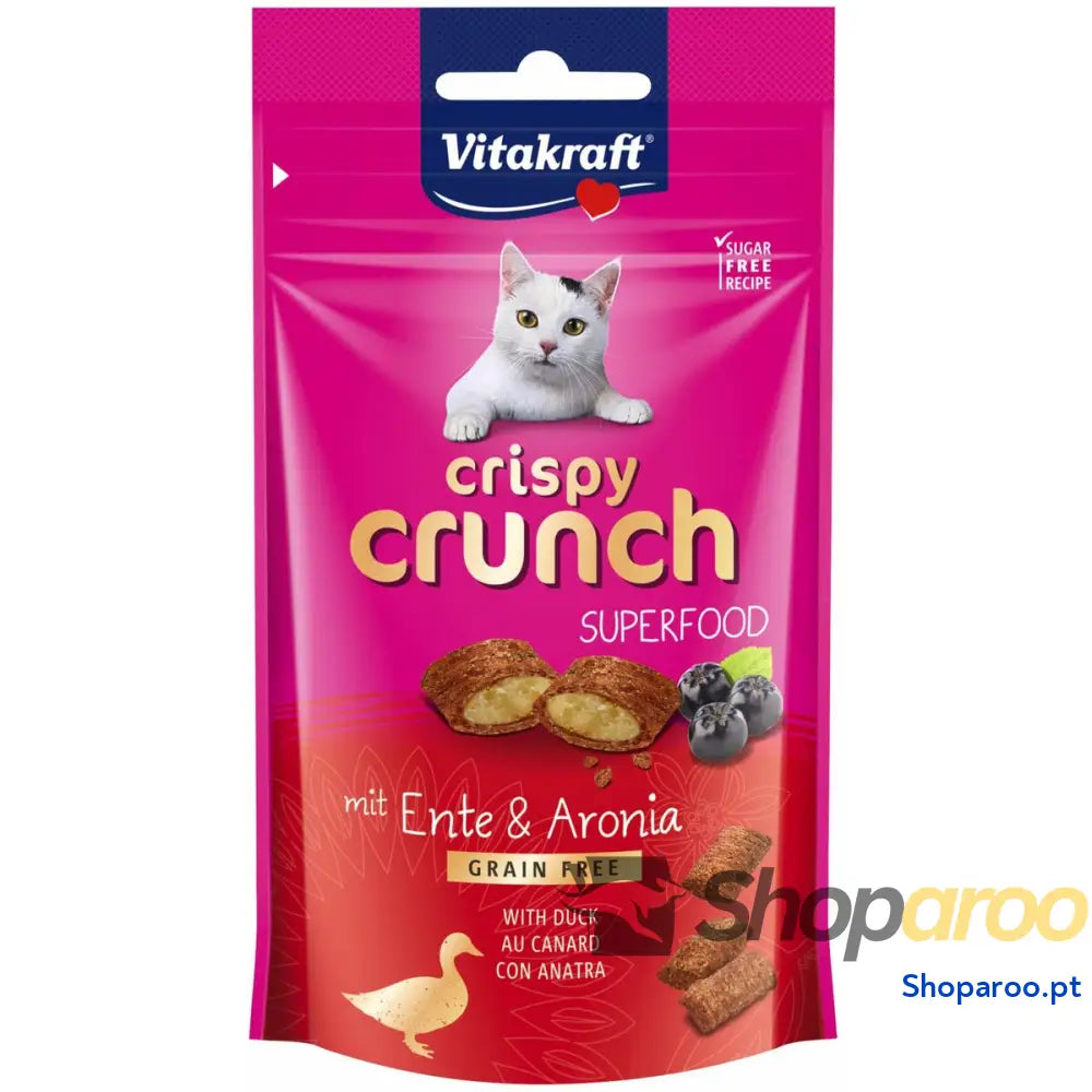Lanche para Gato Vitakraft CRISPY CRUNCH 60 g
