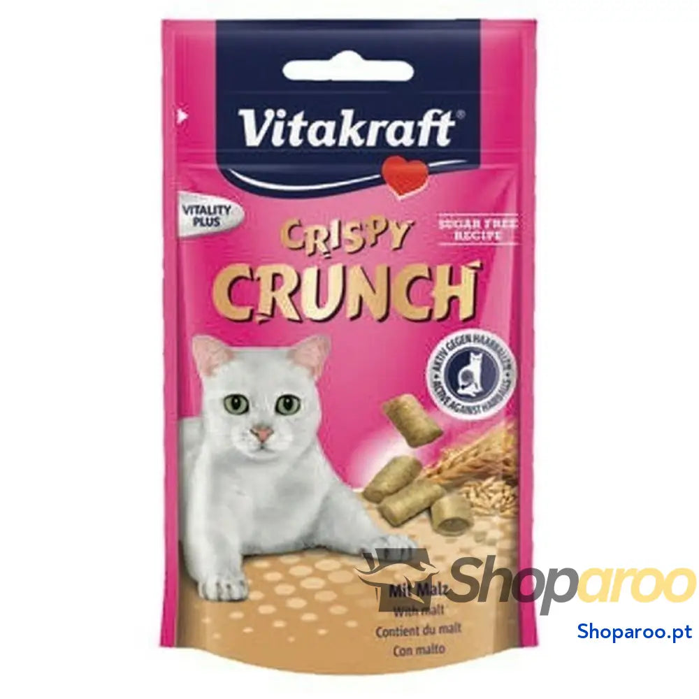 Lanche para Gato Vitakraft CRISPY CRUNCH Carne Pássaros 60 g