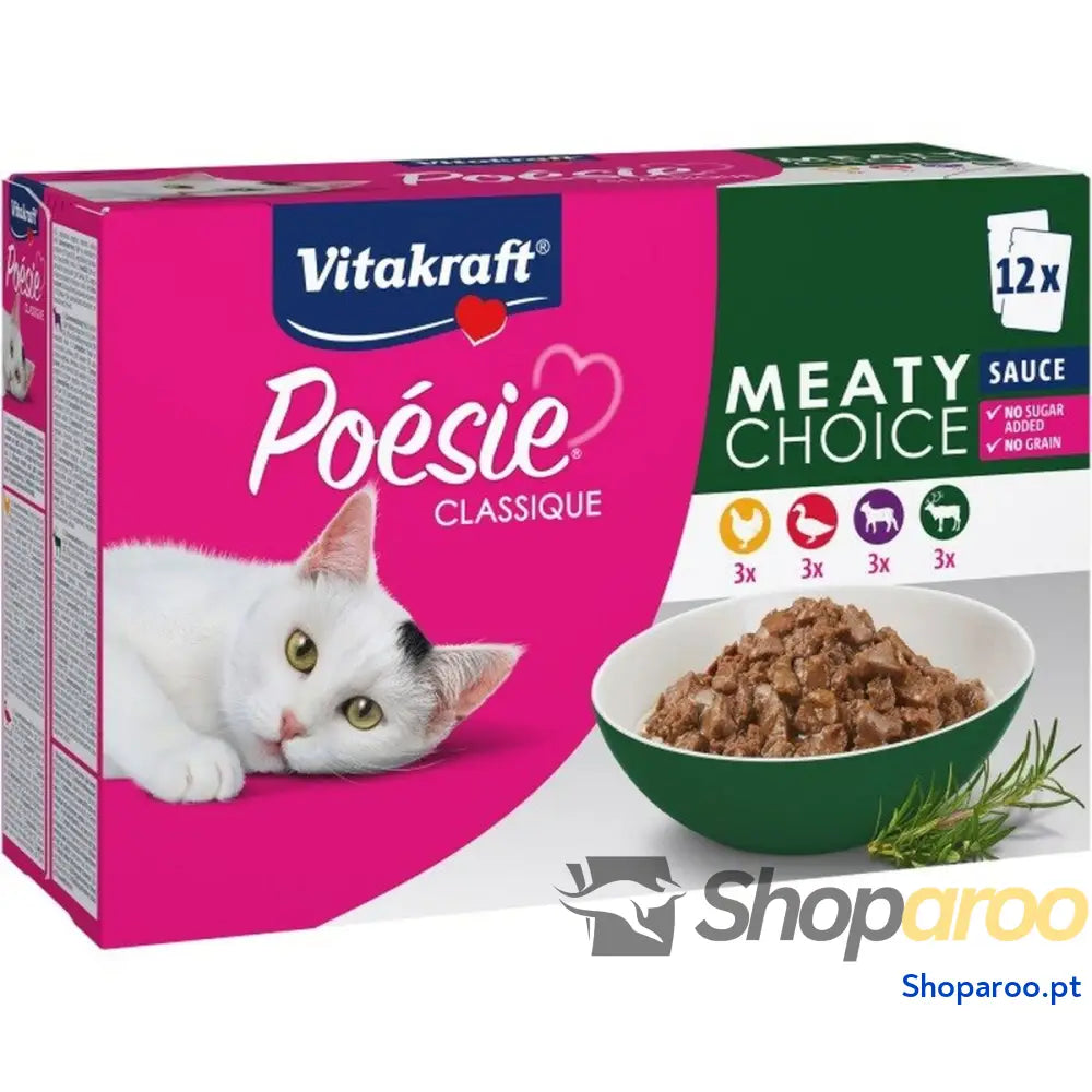 Lanche para Gato Vitakraft Poésie Pássaros