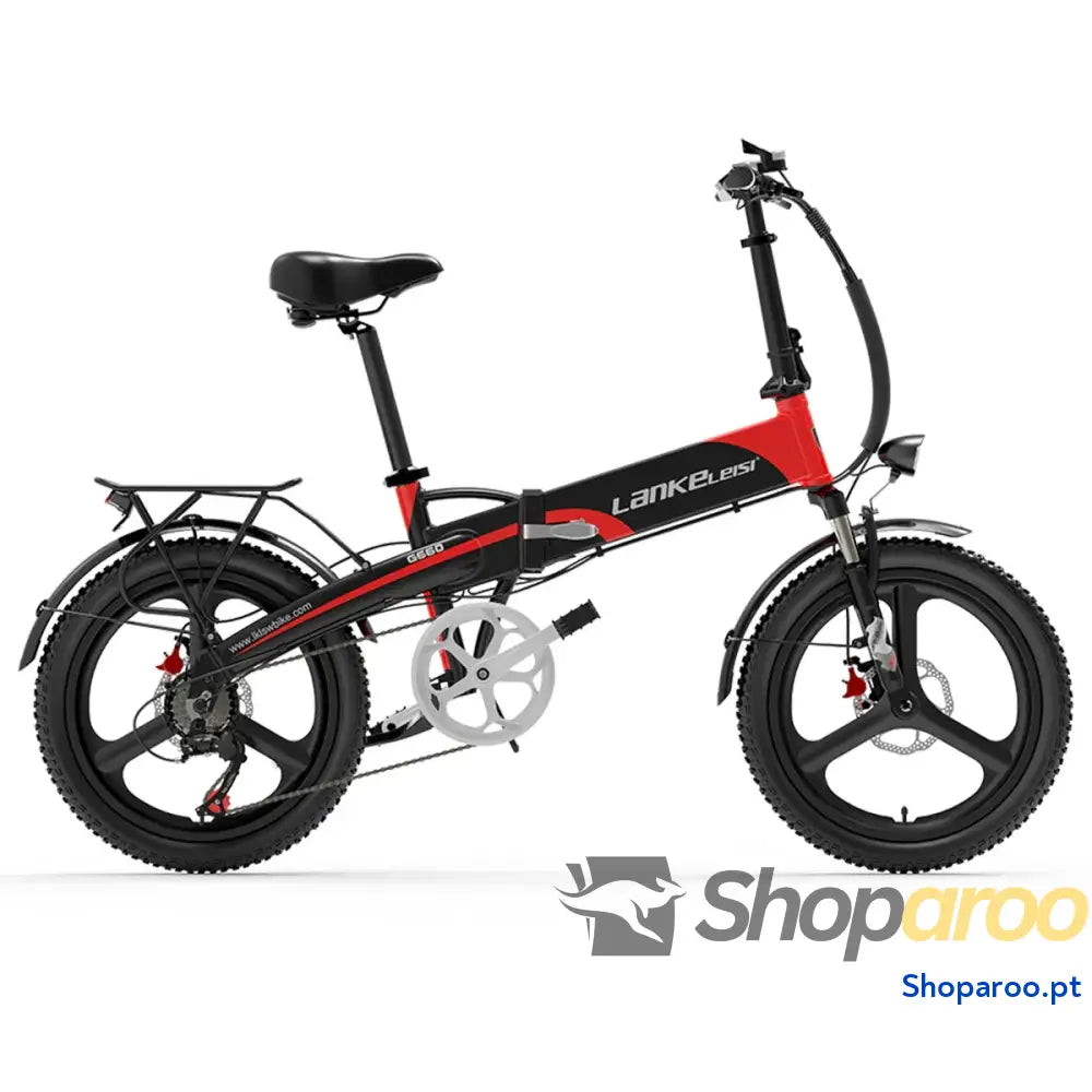 Lankeleisi G660 Bicicleta Elétrica Motor Brushless 500W 48V 20 Polegadas