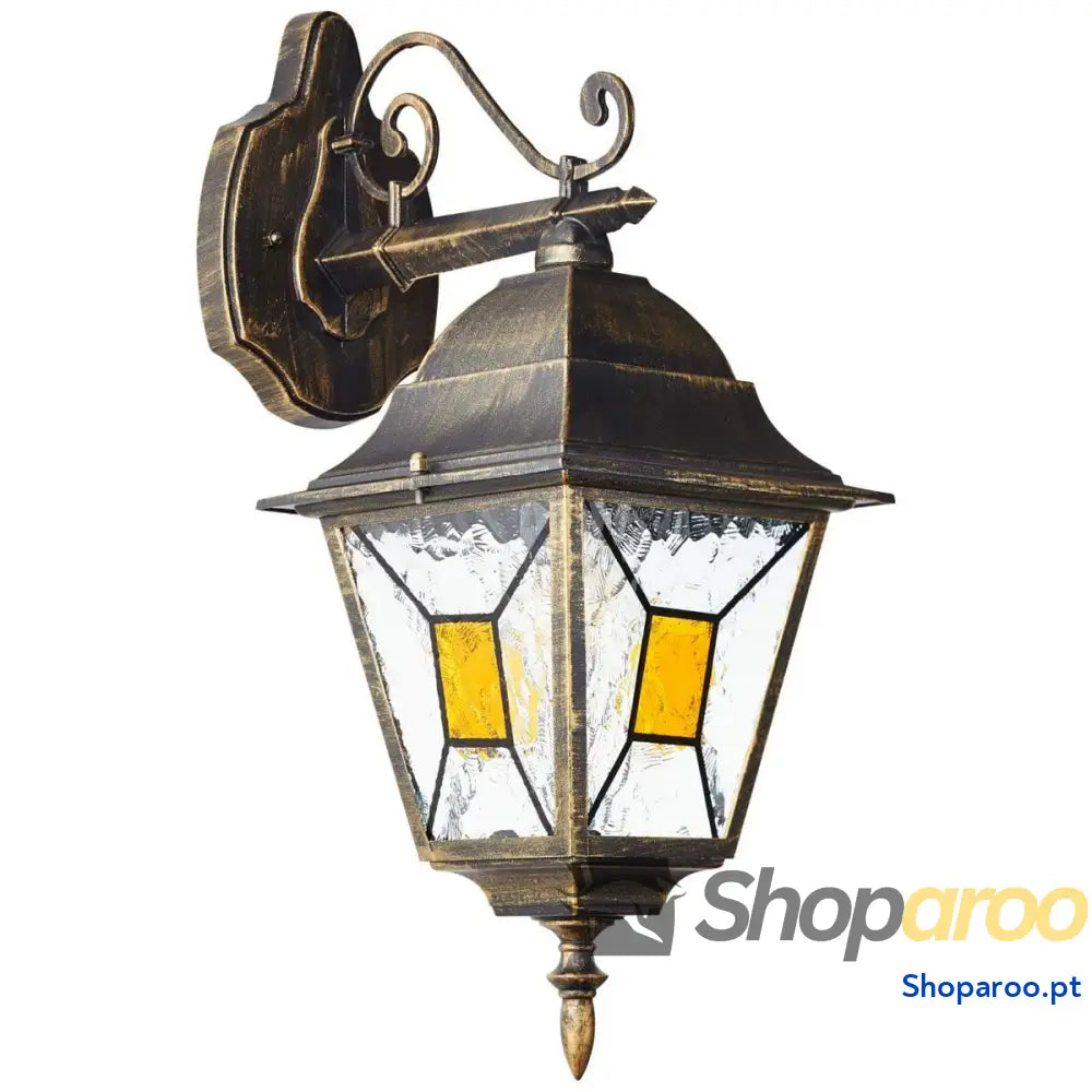 Lanterna de Jardim Brilliant Janel Preto 60 W E27 Exterior