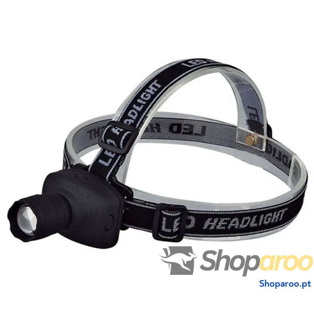 Lanterna LED para a Cabeça TM Electron Zoom Preto 3W