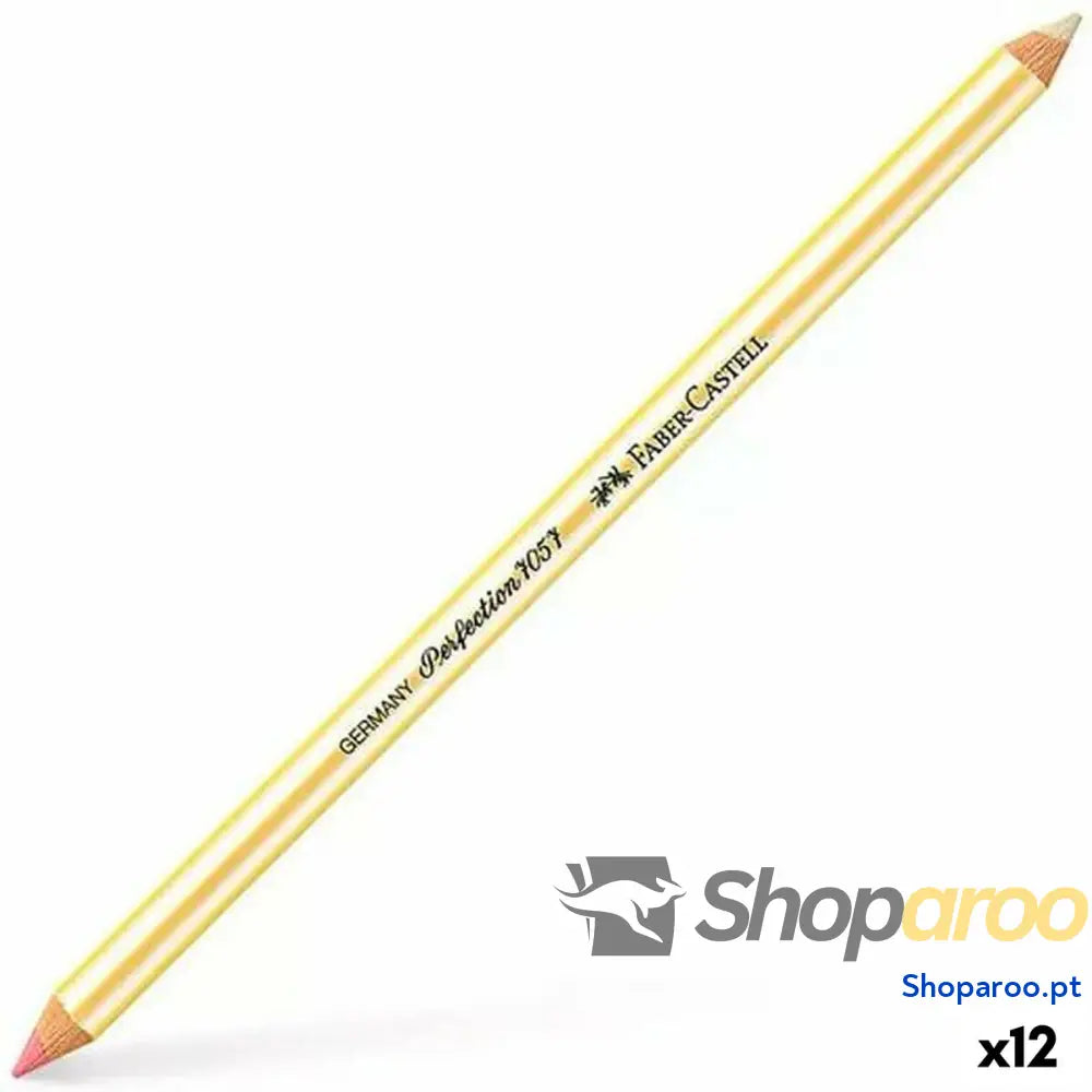 Lápis Corretor Faber-Castell 	Perfection 7057 (12 Unidades)