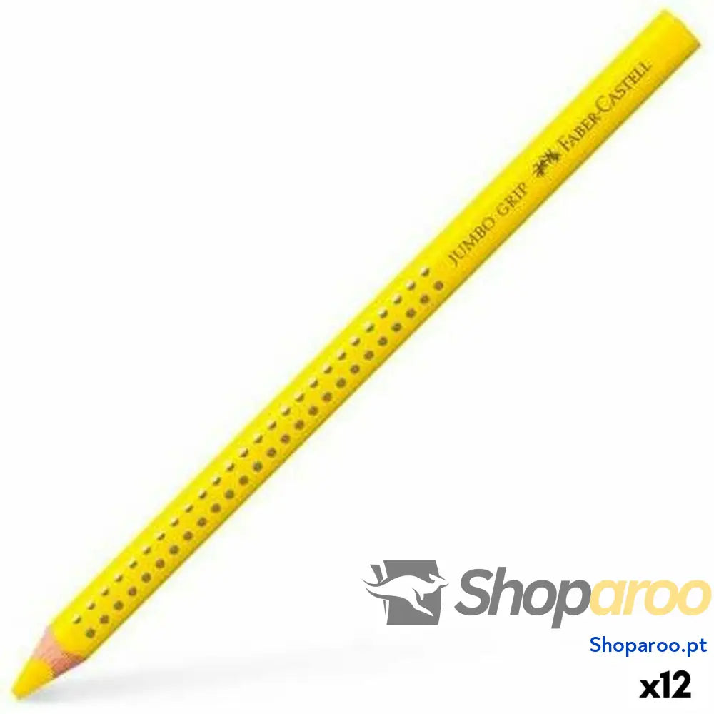 Lápis de cores Faber-Castell Amarelo (12 Unidades)