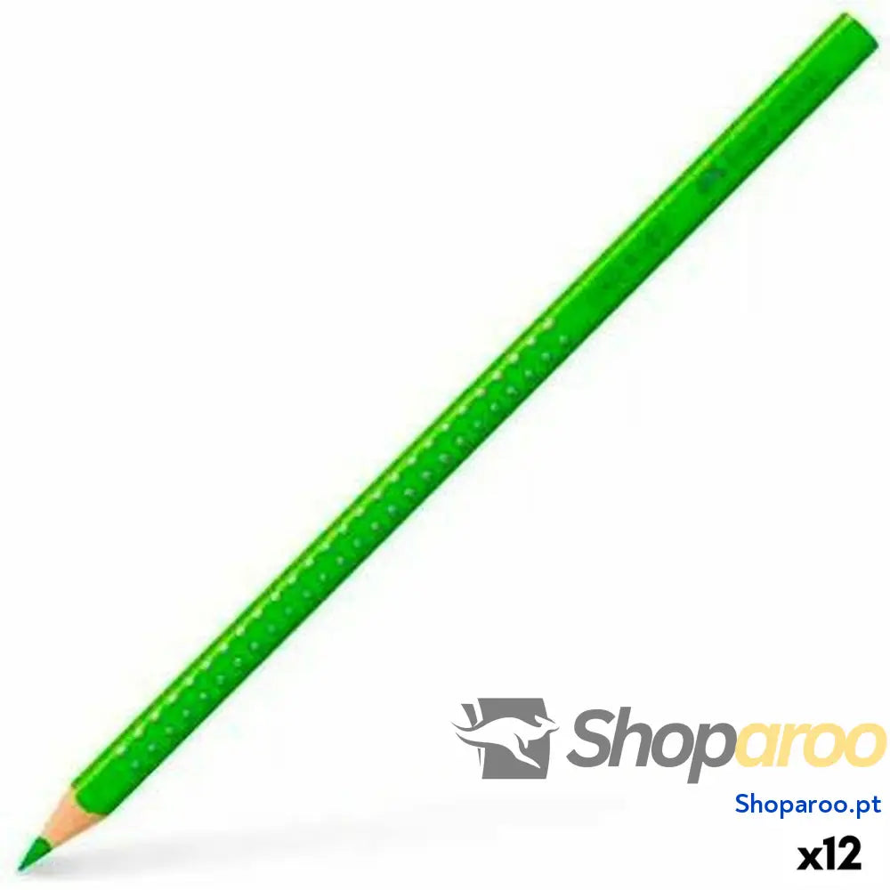 Lápis de cores Faber-Castell Colour Grip Verde (12 Unidades)