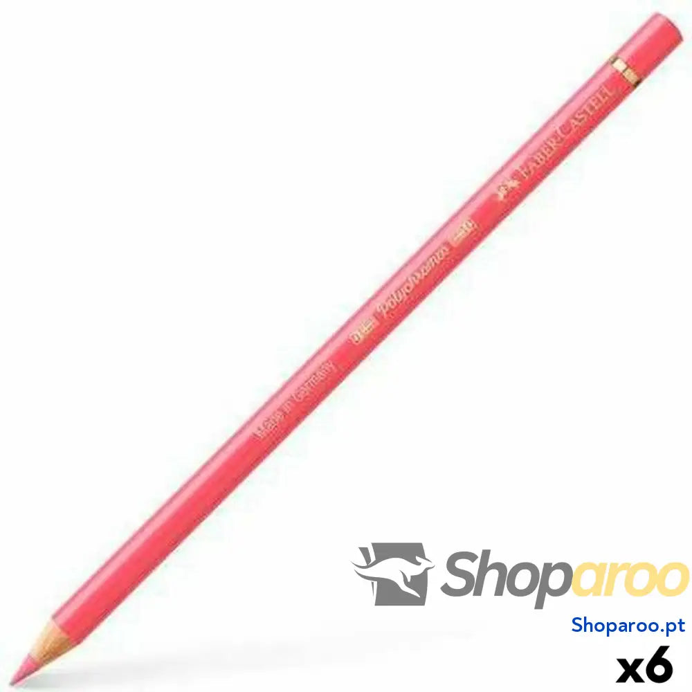 Lápis de cores Faber-Castell Polychromos Salmão 6 Peças