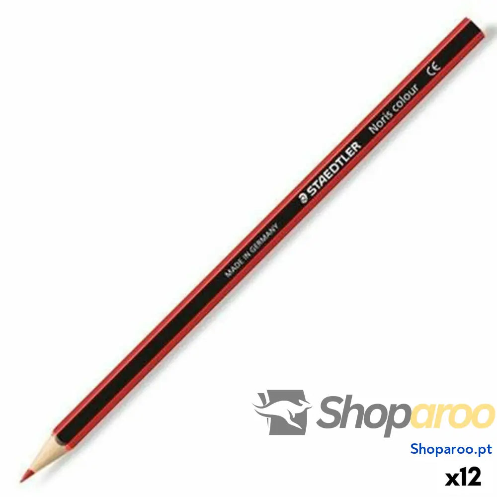 Lápis de cores Staedtler Wopex Vermelho (12 Unidades)