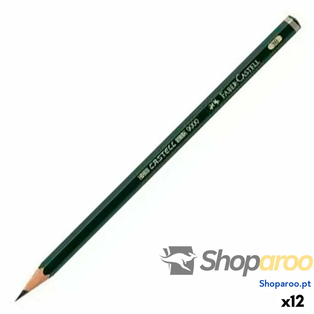 Lápis Faber-Castell 9000 Ecológico Sextavado 3B (12 Unidades)