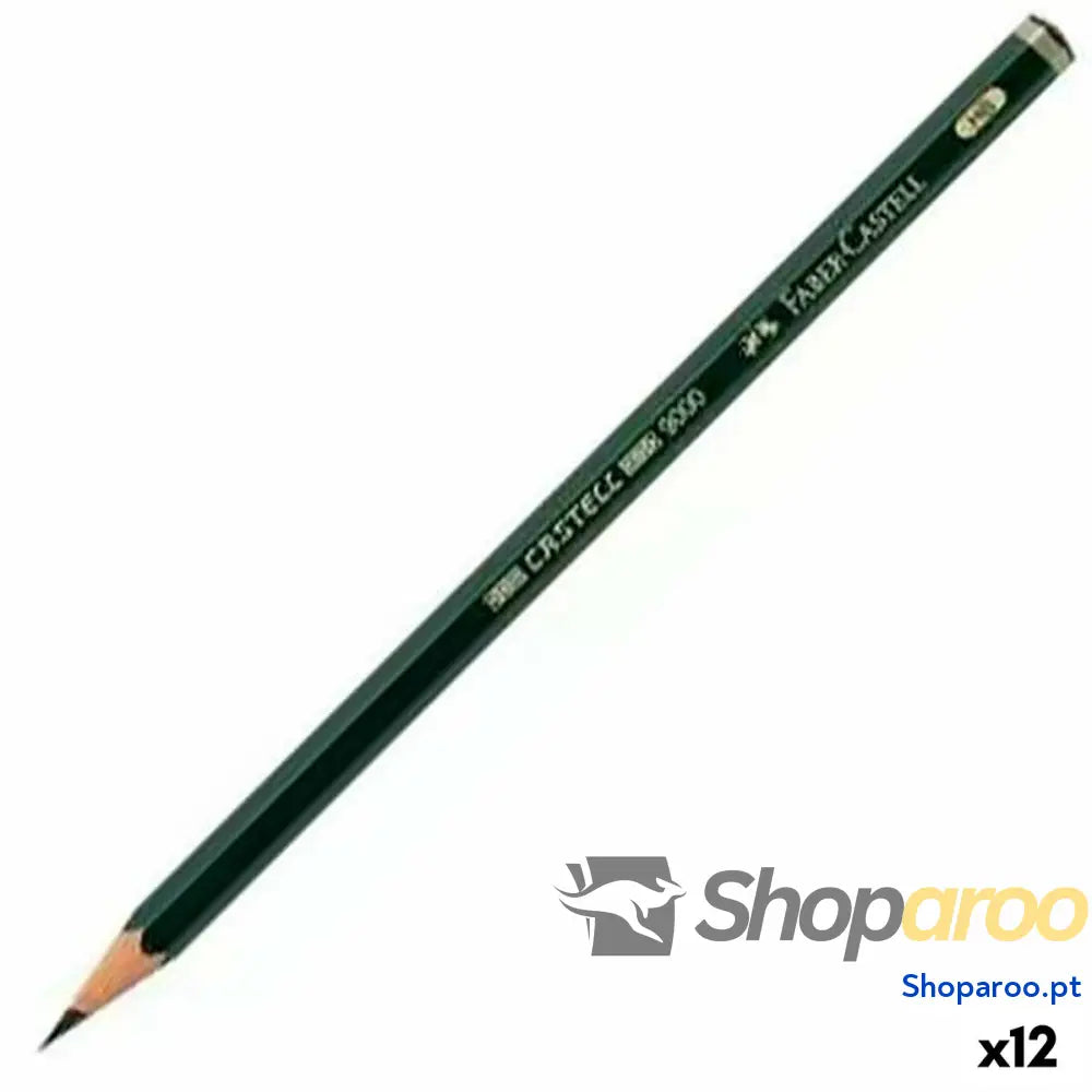 Lápis Faber-Castell 9000 Ecológico Sextavado HB (12 Unidades)