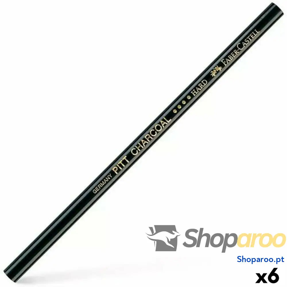Lápis Faber-Castell Pitt Charcoal Ecológico (6 Peças)