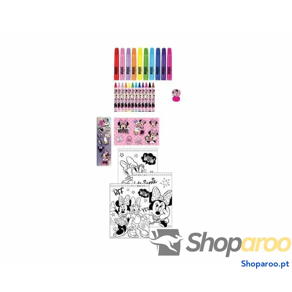 Lápis Minnie Mouse Cor de Rosa